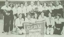 1979 U of S Huskiettes Volleyball